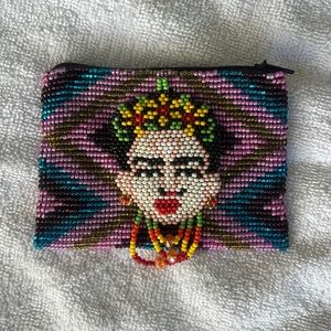 Frida Kahlo beaded coin purse 
Beautiful, rare and unique NWOT